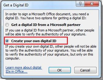 Hướng dẫn cách thêm một chữ ký số (digital signature) trong Excel